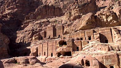 Exploring off-road from the mountains surrounding the ancient city of Petra, Jordan.