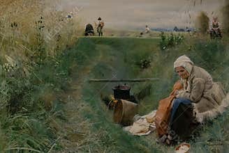 Our daily bread, 1902 painting by Anders Zorn