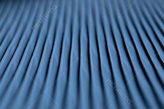 Abstract blue background of stripes with shallow focus