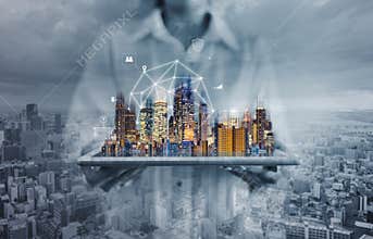 Networking technology, augmented reality, and smart city and big data