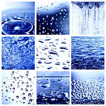 Water collage