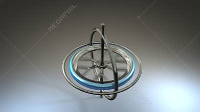 Gyroscope with alpha matte