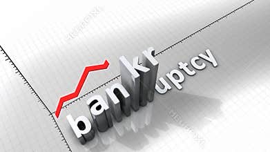 growing chart - Bankruptcy.
