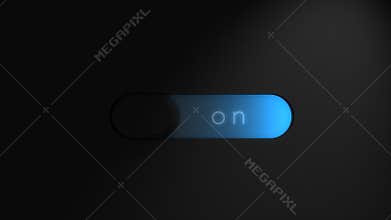Analog power button animation.