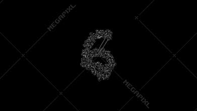 Black Strings Countdown from Ten, Alpha Channel