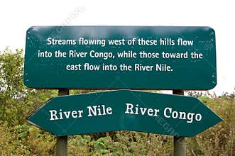 Rwanda Congo Nile divide basin