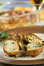 Fish meatball with wine