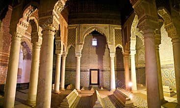 The Saadian tombs in Marrakesh