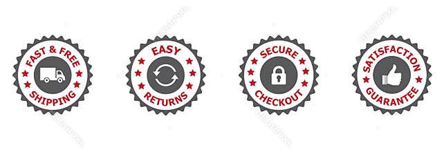 Satisfaction guarantee, secure ordering, premium quality, customer service, Money back guarantee,