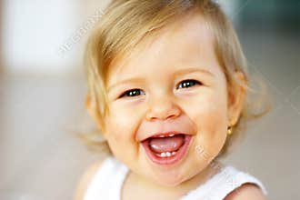 Laughing baby