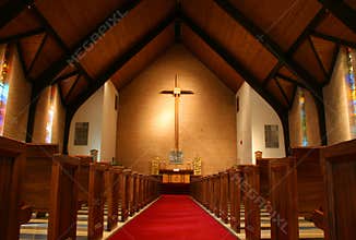 Inside of a church