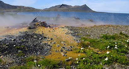 Hot Spring at the Atlantic Ocean