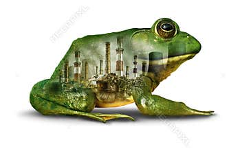 Habitat Pollution Concept