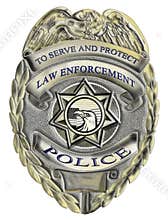 Sheriff law enforcement police badge