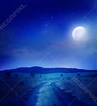Night road