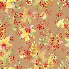 Autumn Seamless Pattern