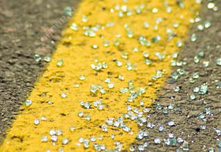 Car crash glass