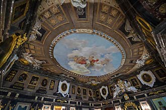 Interior of Royal Castle in Warsaw, Poland