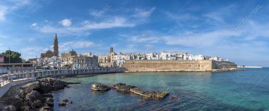 Monopoli harbor in region of Puglia, Italy