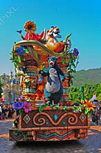 Baloo bear at disney parade