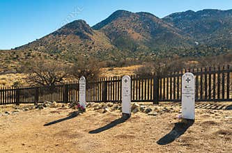 Cemetery at Fort Bowie National Historic Site in southeastern Arizona