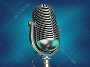 Old microphone