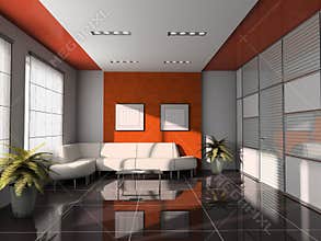 Interior 3D rendering