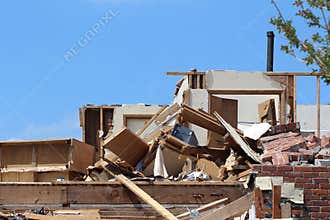 Tornado Damage Home Not So Sweet Home