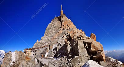 Aiguille du Midi summit needle tower