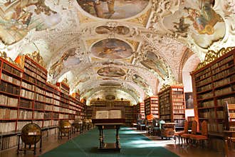 Library, Ancient books in Stragov monastery