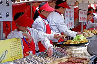 Beijing night snack market
