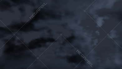 Thunderstorm lightning in the night sky