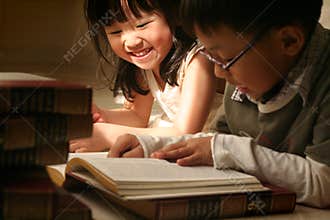 Cute asian kids