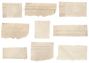 News paper ripped