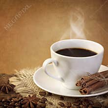 Hot coffee