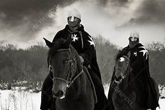 Medieval knights of St. John (Hospitallers)