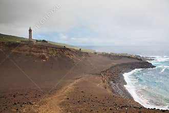 Capelinhos Volcano on Faial Island, Azores