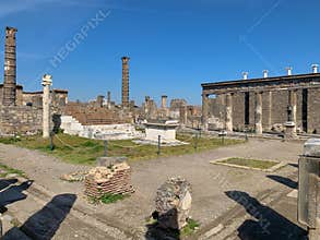 Pompeii, Temple of Apollo, Roman Remains, Italy