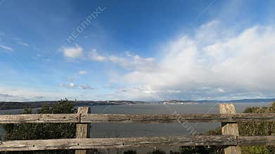 Swirling cloud time lapse on Mumbles Hill in South Wales.