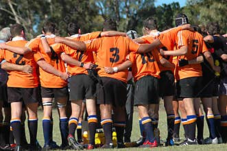 Rugby team spirit