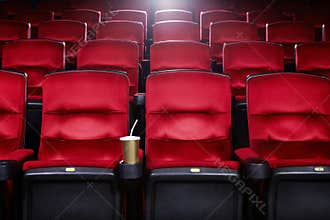 Empty movie theater