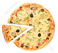 Pizza and piece