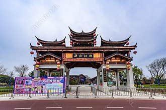 Landscape of Sunac International Tourism Resort, Guilin, Guangxi
