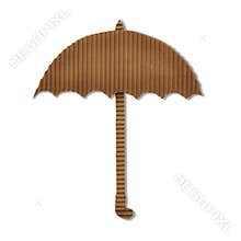 Cardboard umbrella