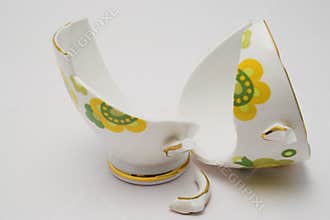 Broken cup