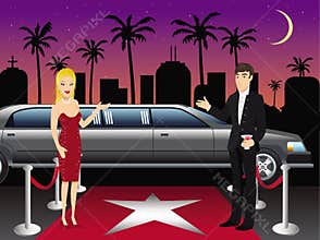 Hollywood red carpet hosts