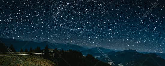 Moon shines over the manger of christmas of Jesus Christ