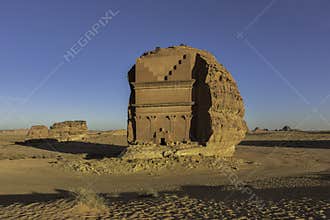Al Farid - The Lonely Castle - in Hegra, Saudi Arabia