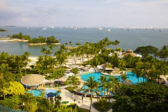 Sentosa island view