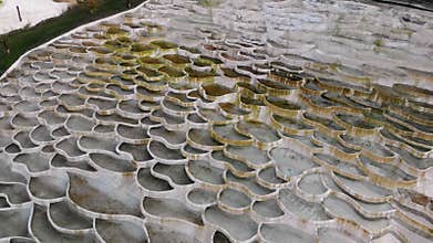 Mineral natural terraced basins in Egerszalok